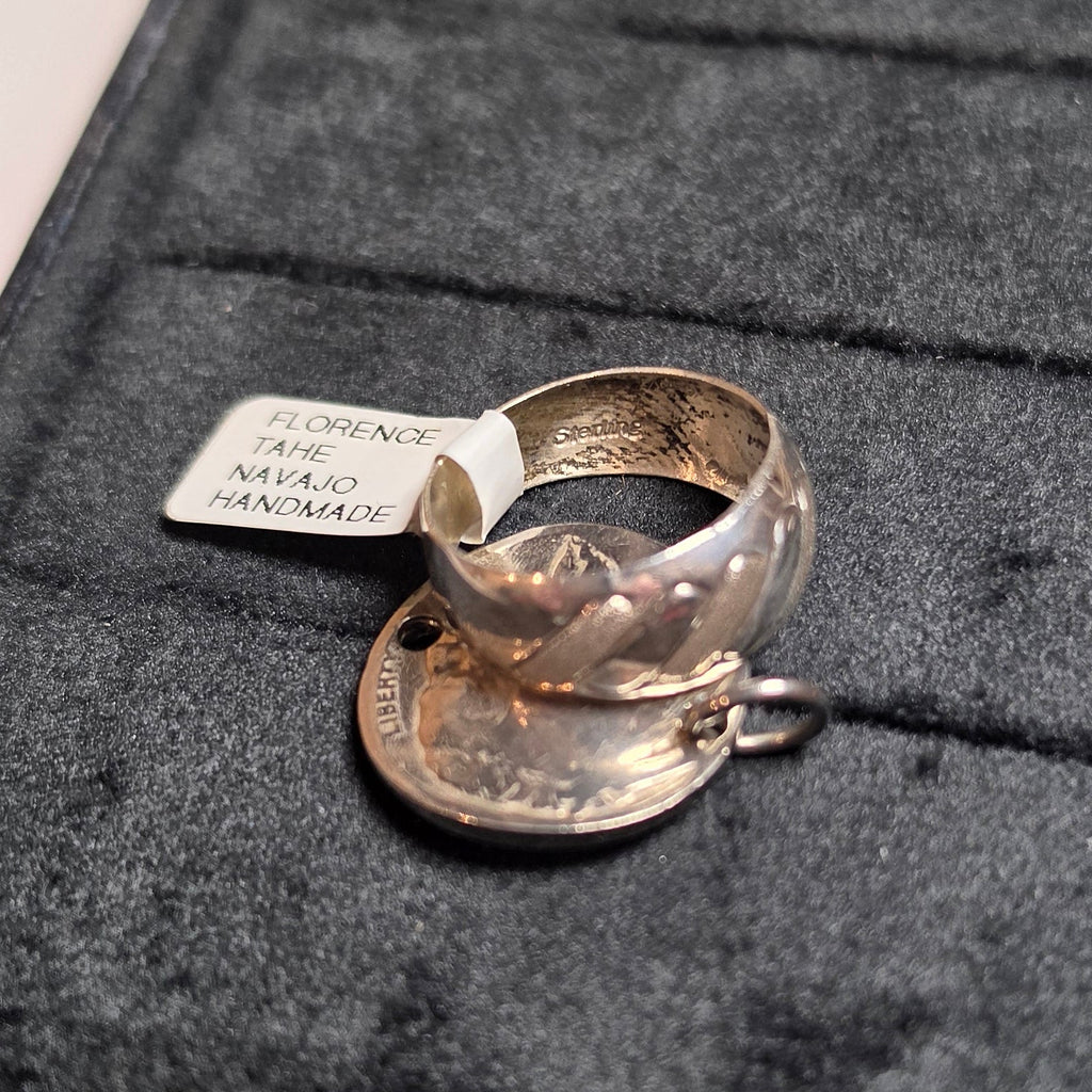 Native Made Sterling Band Size 8