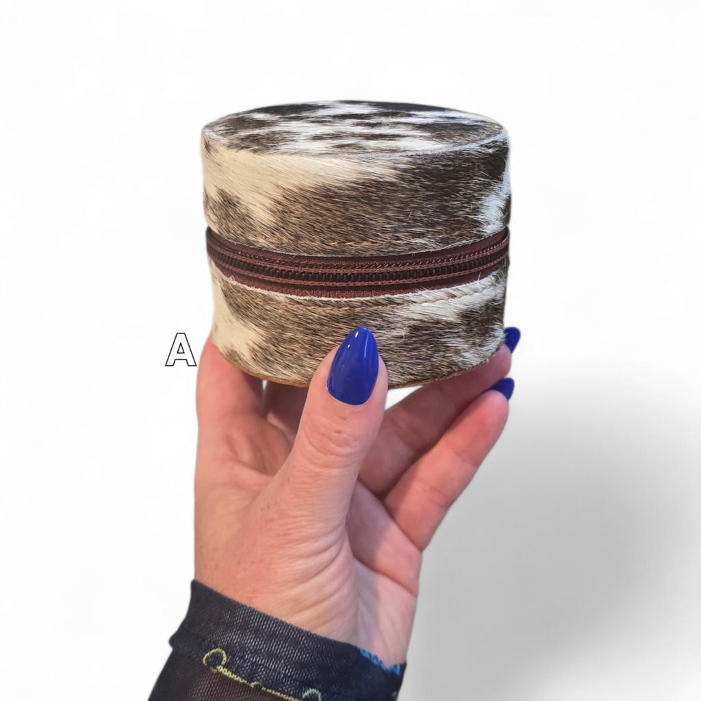 Mini Leather & Hide Jewelry Boxes