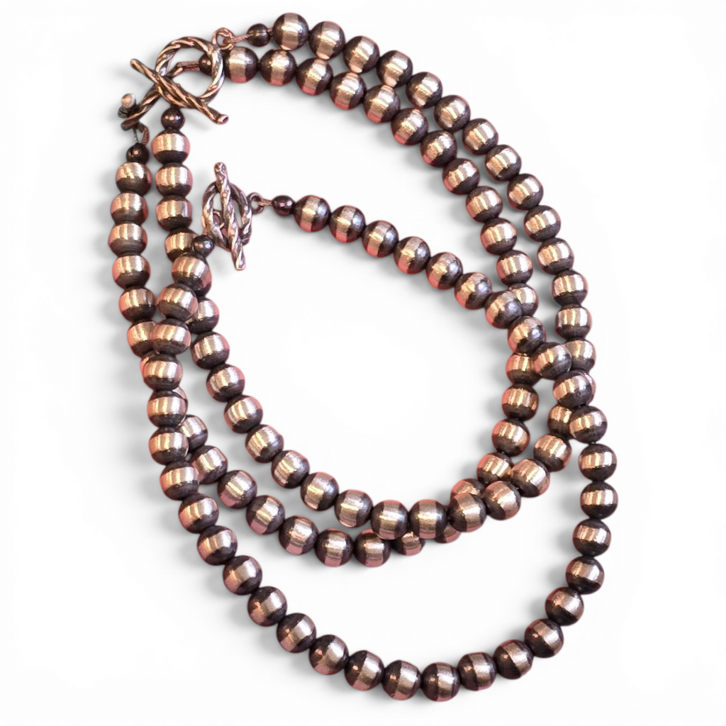 5mm Sterling Pearl Bracelet 7.5 inches (toggle clasp)