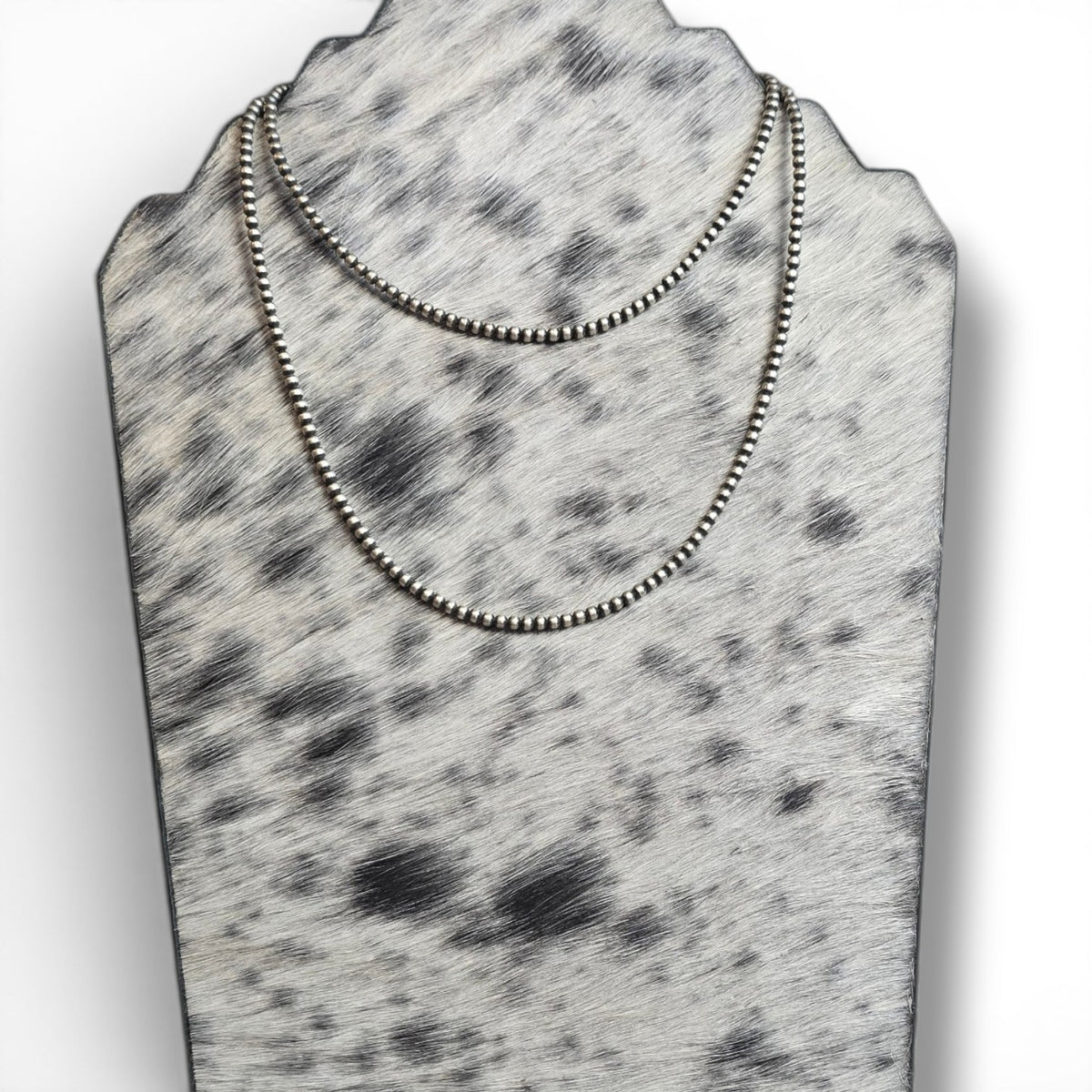 3mm Sterling Pearl Necklace 30 inches