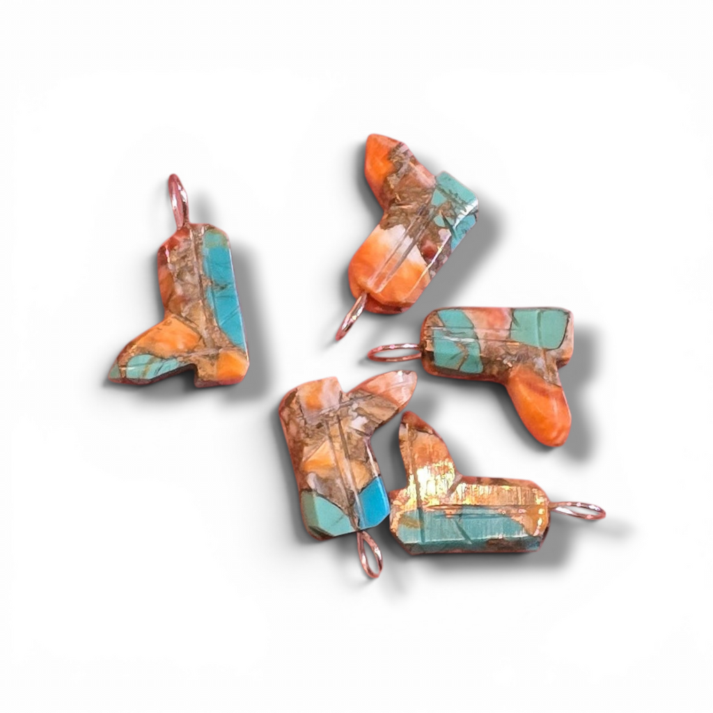Native Made Cowboy Boot Fetish Pendant
