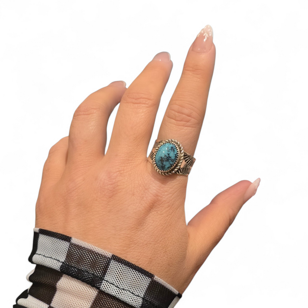 Turquoise & Sterling Ring
