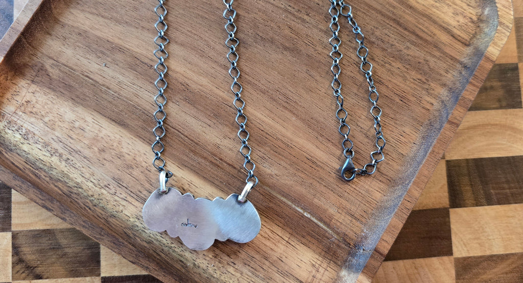 Blackjack Turquoise & Sterling Necklace