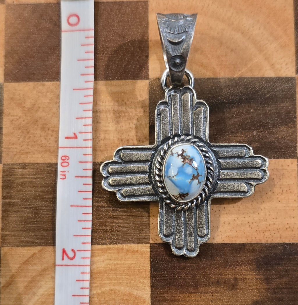 Kevin Billah Golden Hills & Sterling Zia Pendant