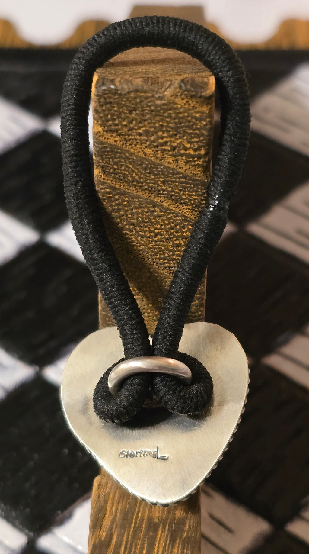 Purple Spiny & Sterling Hair Tie