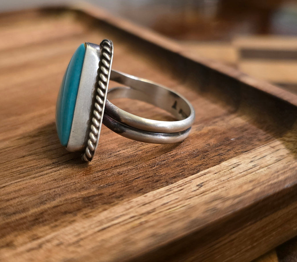 Kingman Turquoise & Sterling Ring