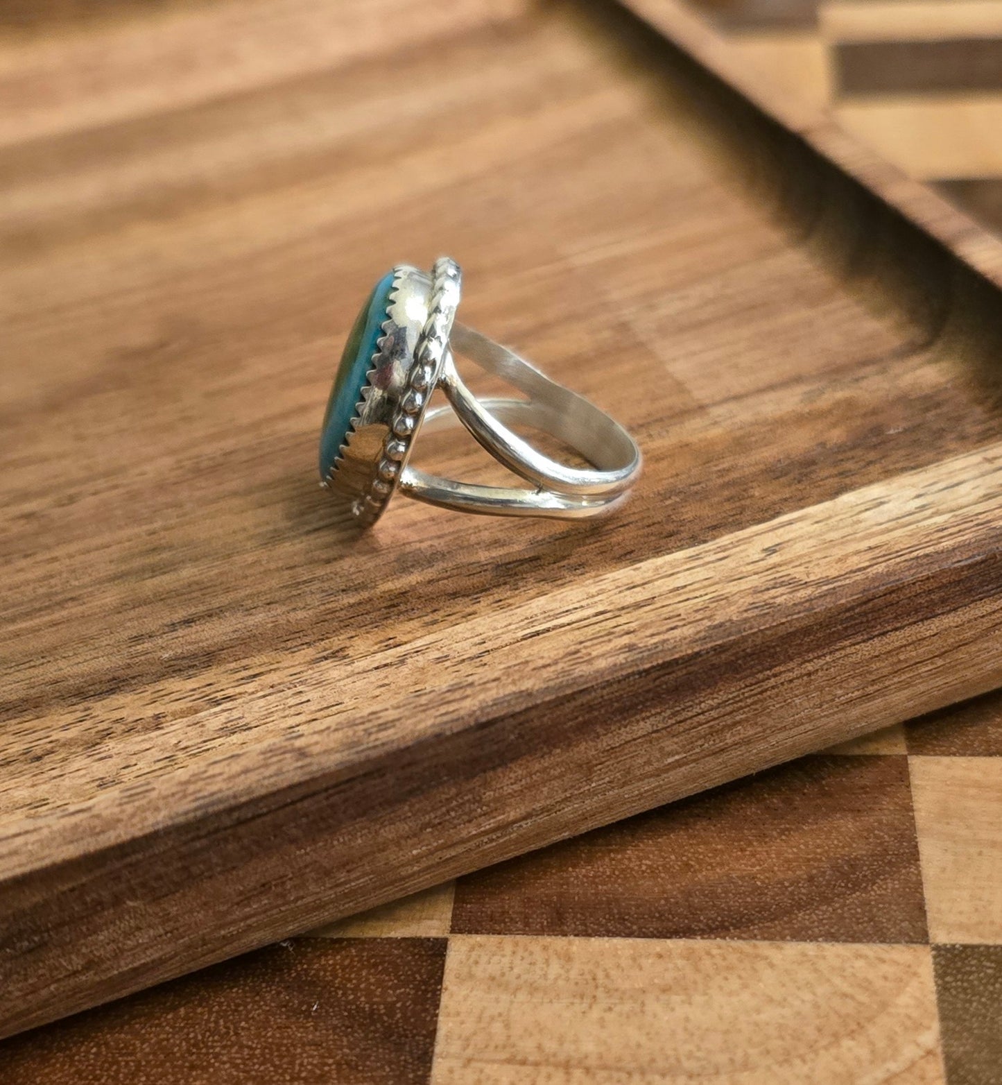 Sonoran Gold and Sterling Ring Size 6.75