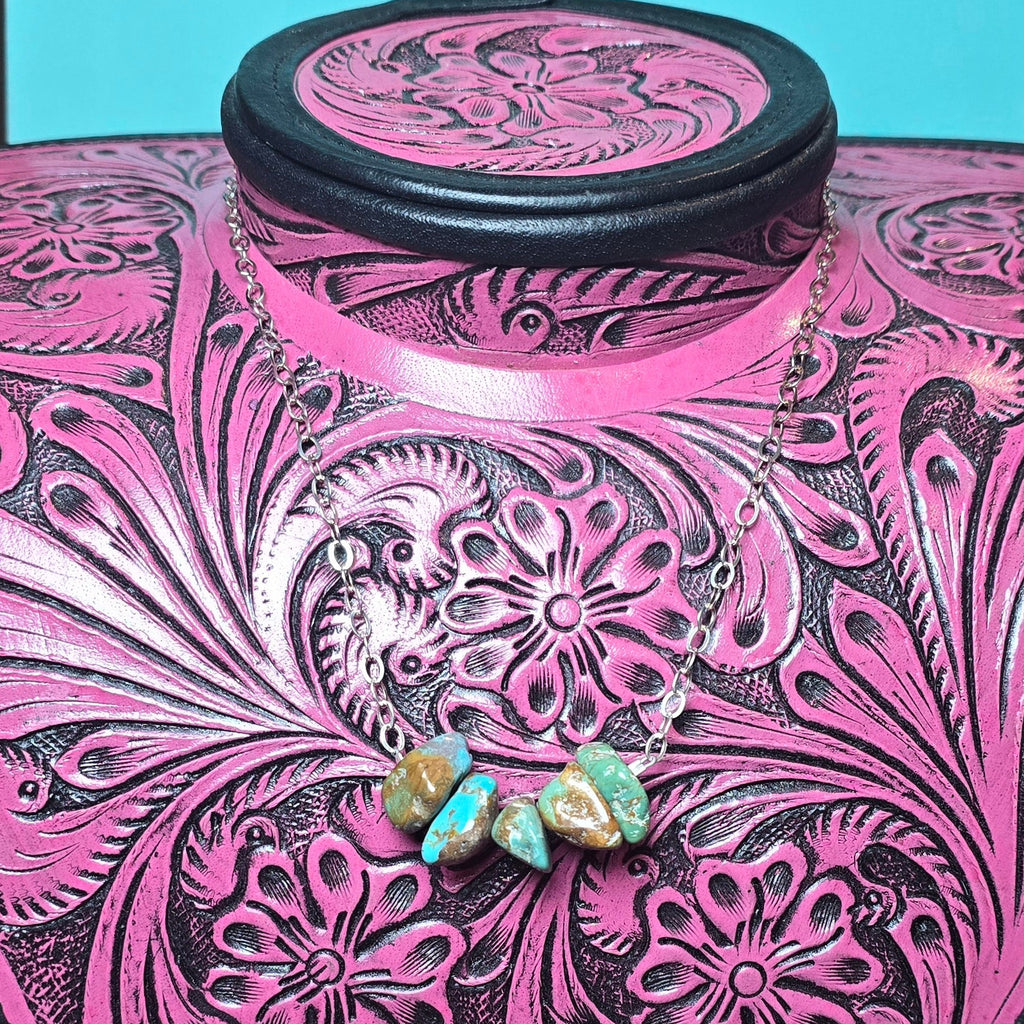 5 Piece Turquoise & Sterling Necklace