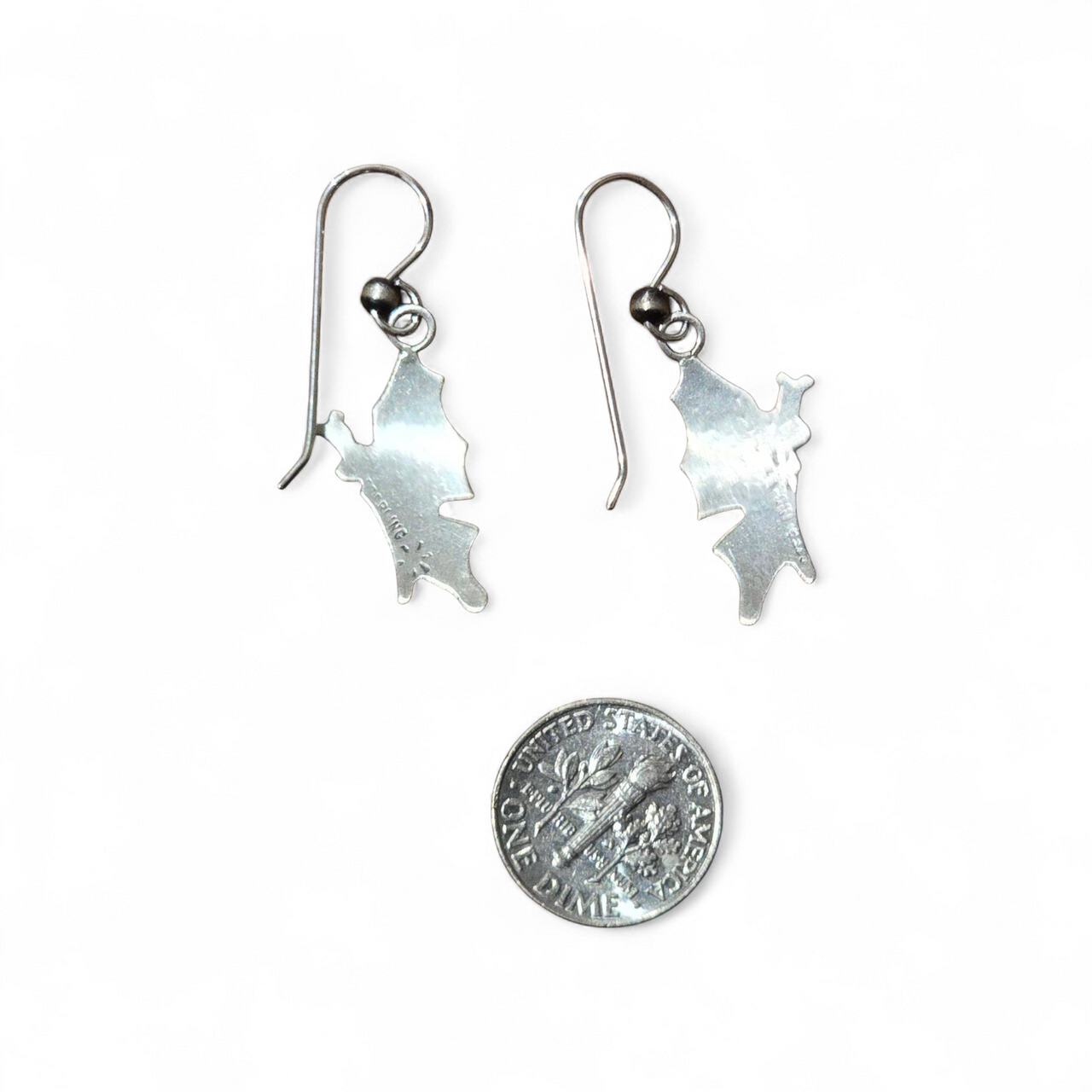 Native Made Sterling Butterfly Earrings