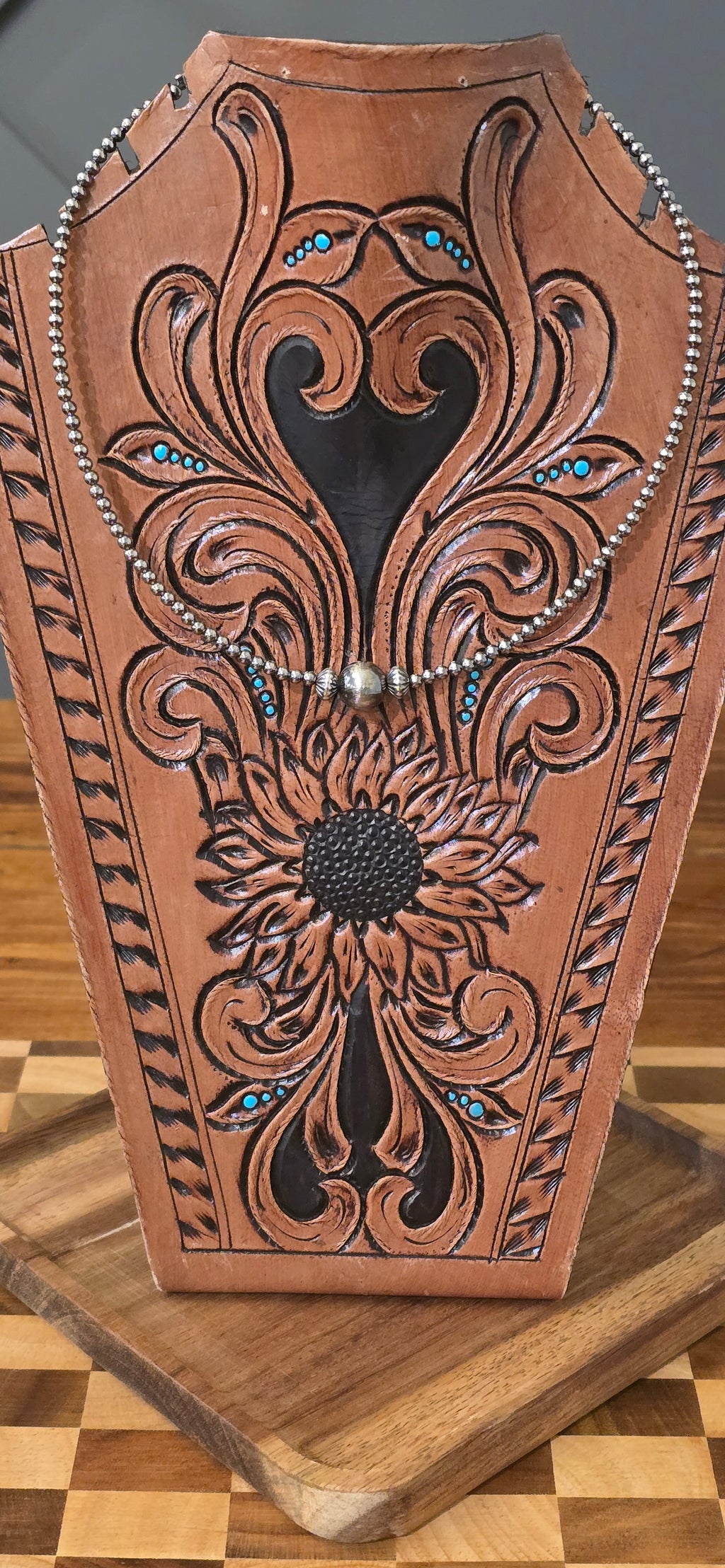 3mm Sterling Choker With 10mm Sterling Center