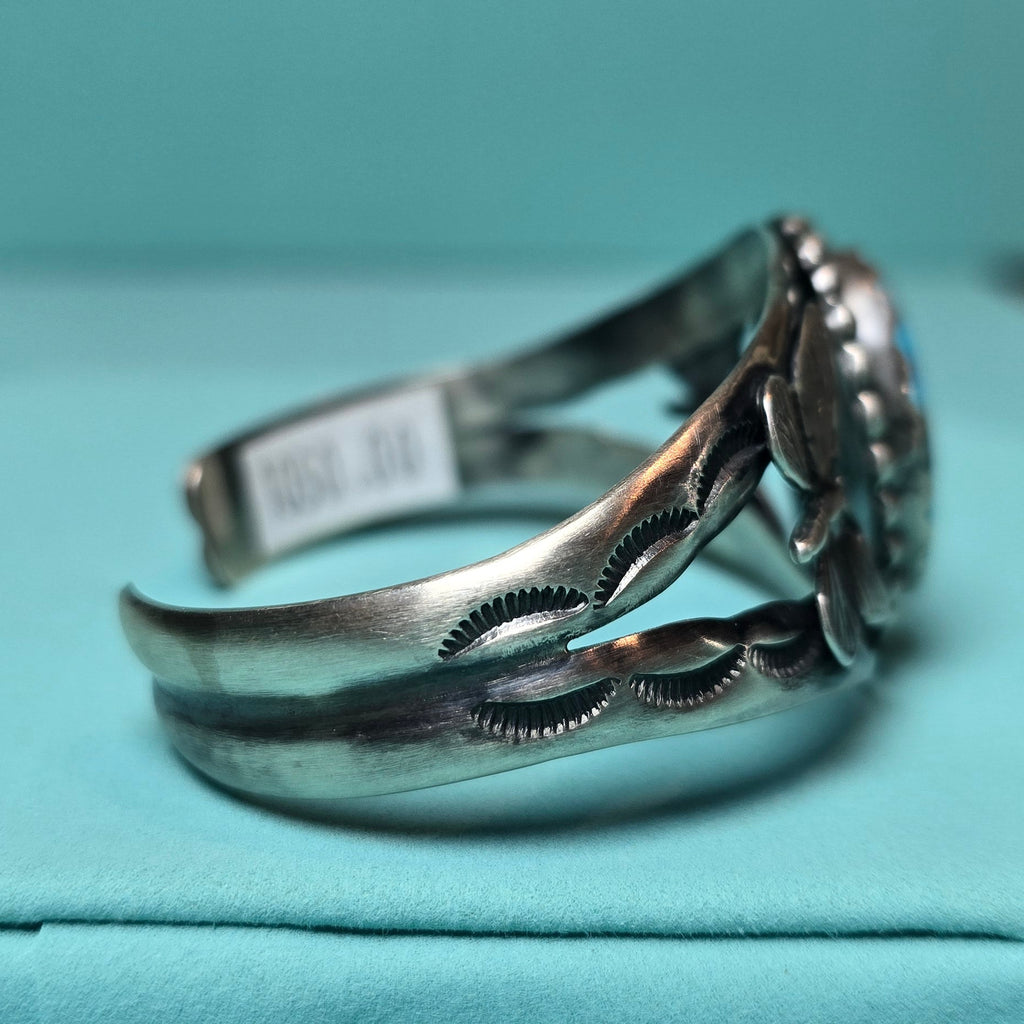 Darrin Livingston Waterweb Kingman Turquoise Butterfly Cuff