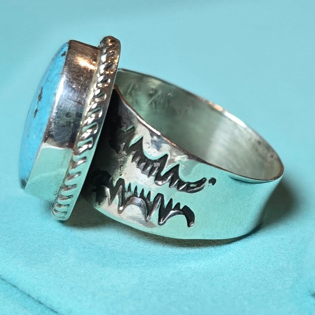 Hubei Turquoise & Sterling Ring