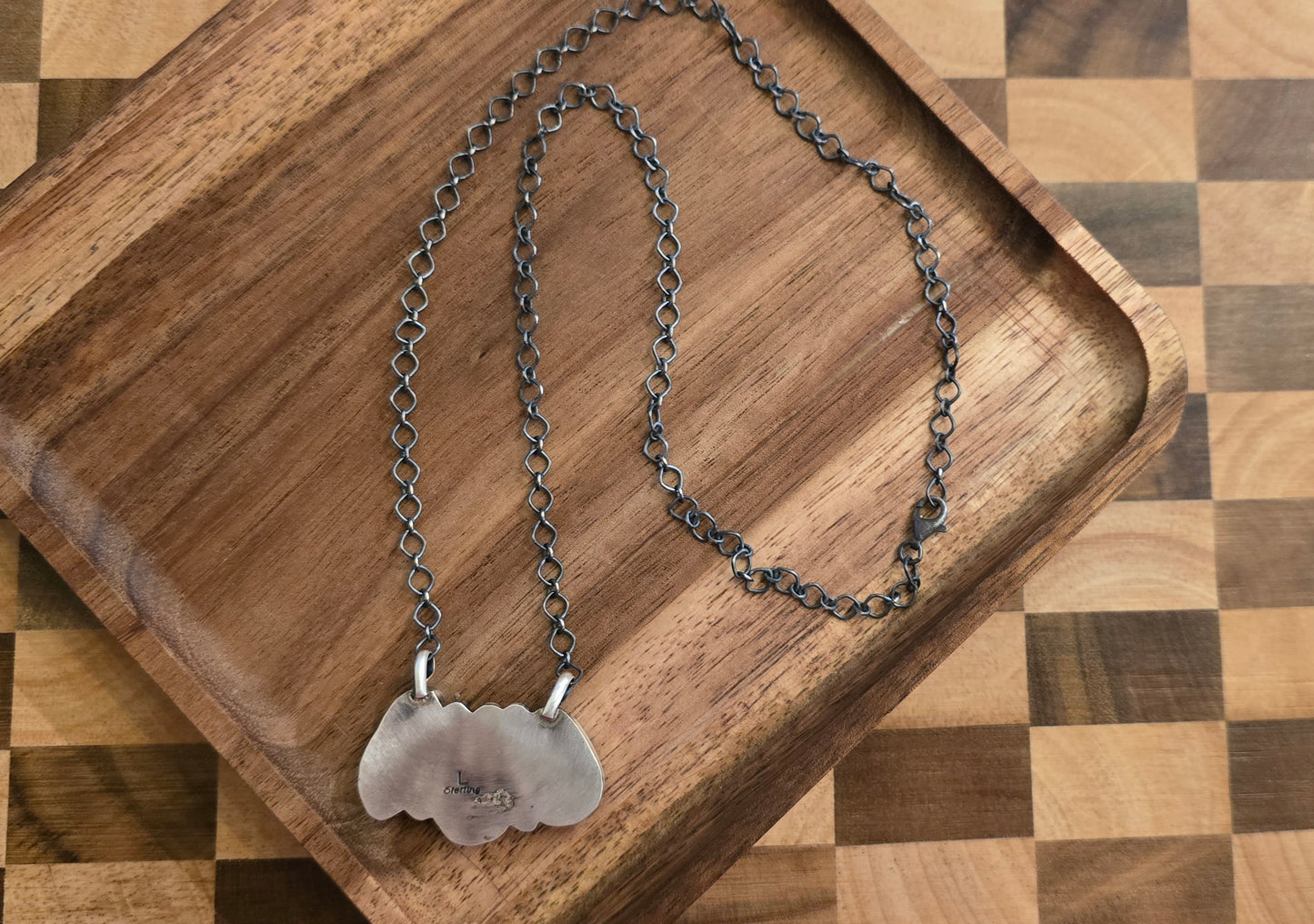 Golden Hills and Sterling Silver Necklace