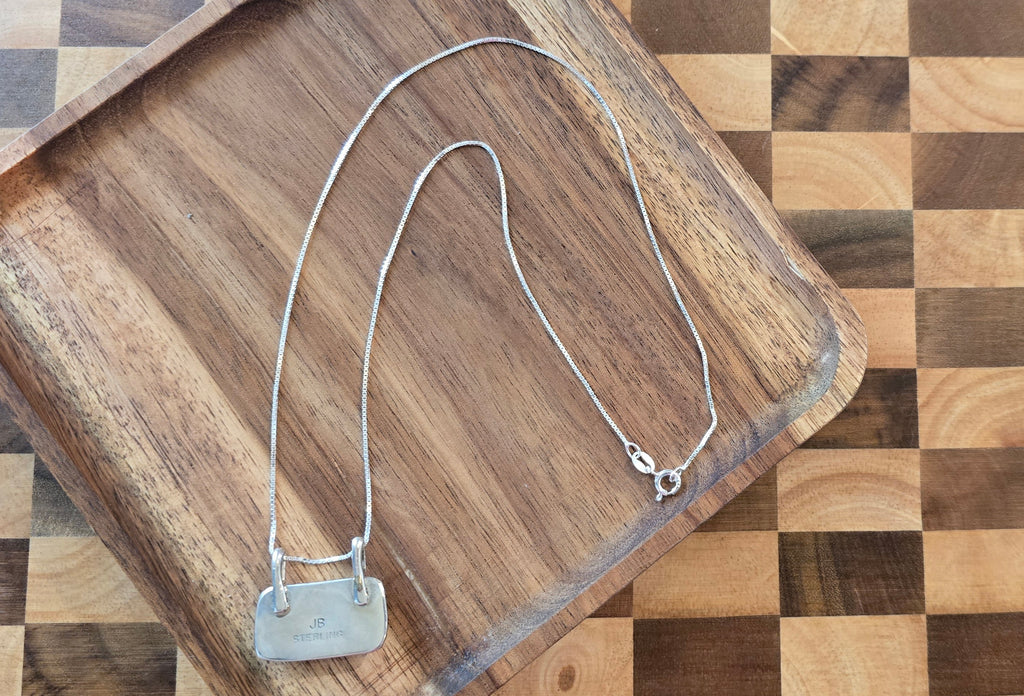 Kingman Turquoise and Sterling Necklace