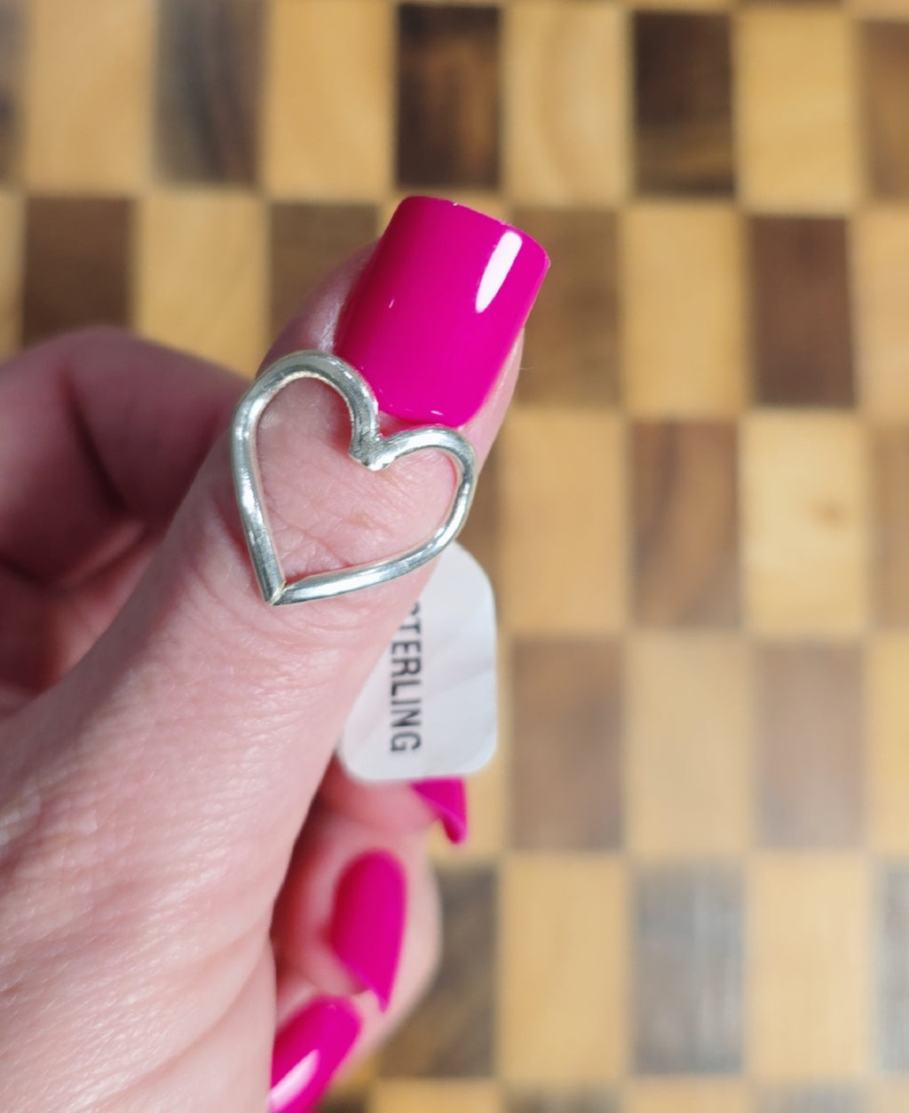 Sterling Heart Ring