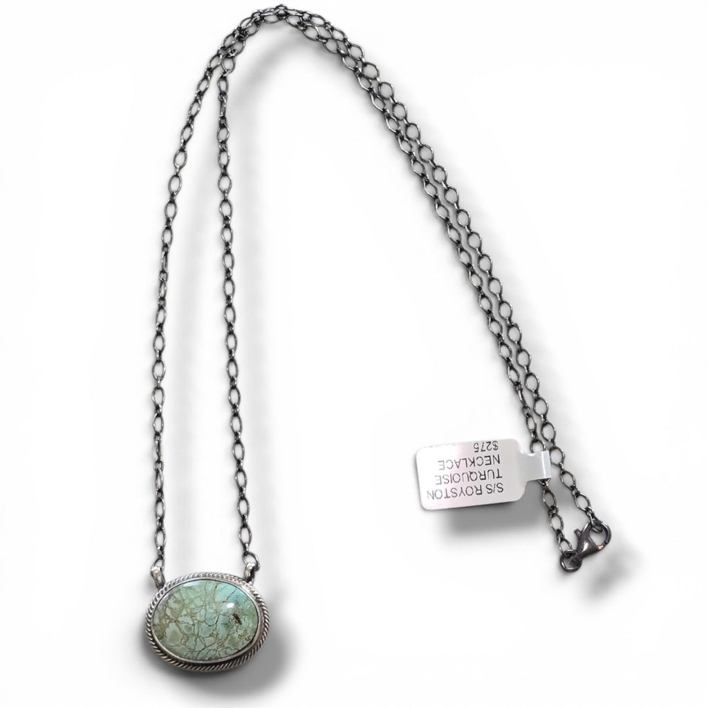 Arthur Bruggeman Royston Turquoise & Sterling Necklace