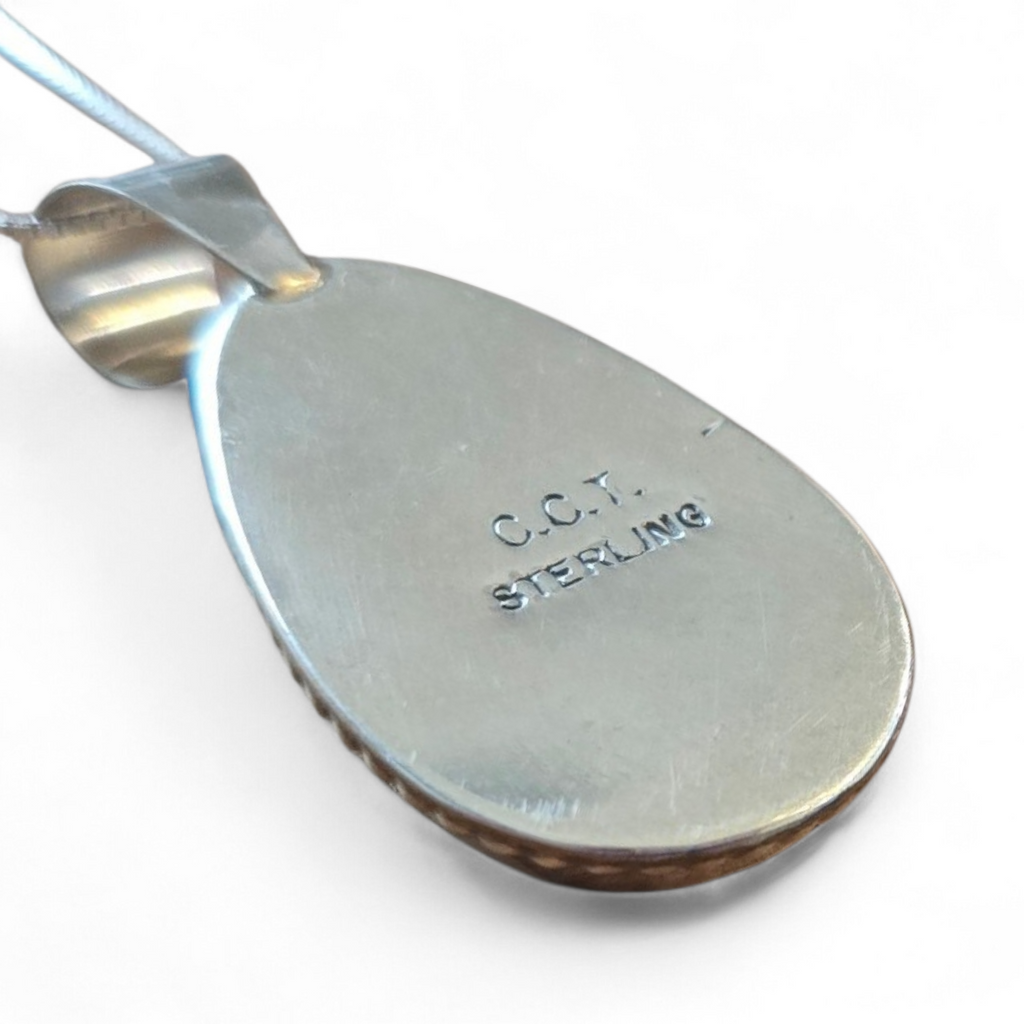 Clayton Chez Tsosie Palomino & Sterling Pendant