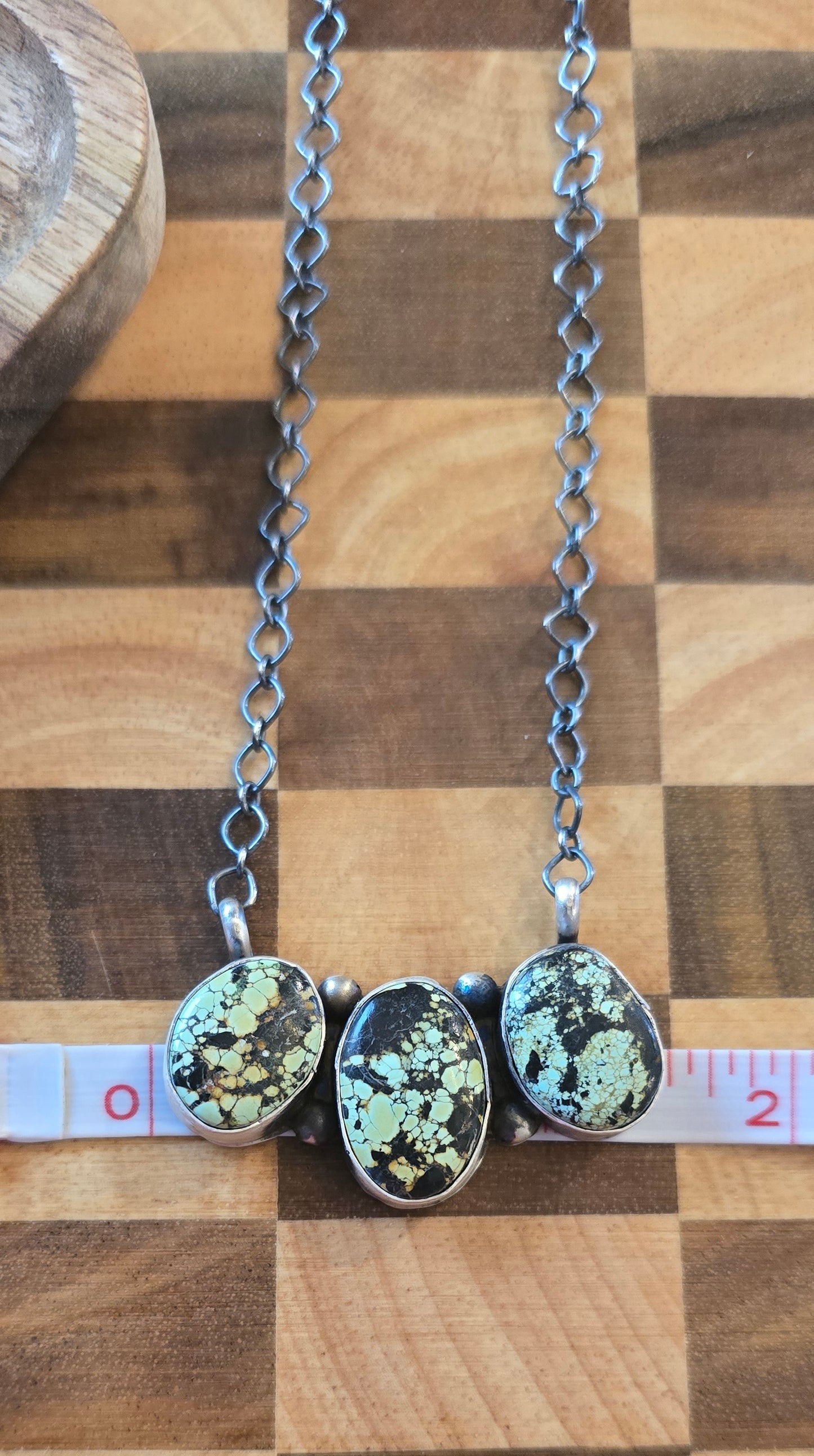 Black Jack and Sterling Necklace