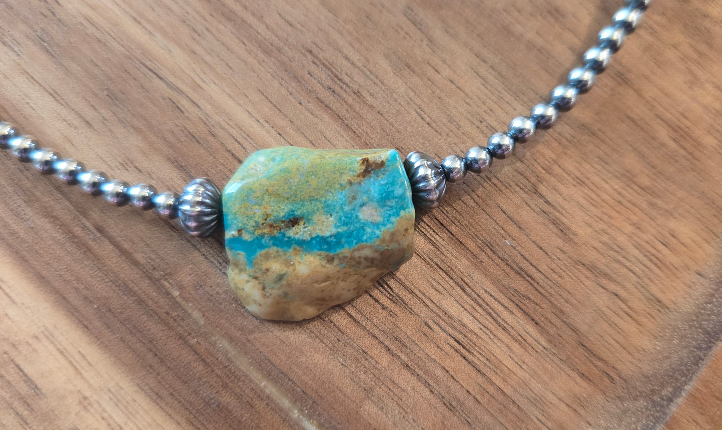 Turquoise and Sterling Choker