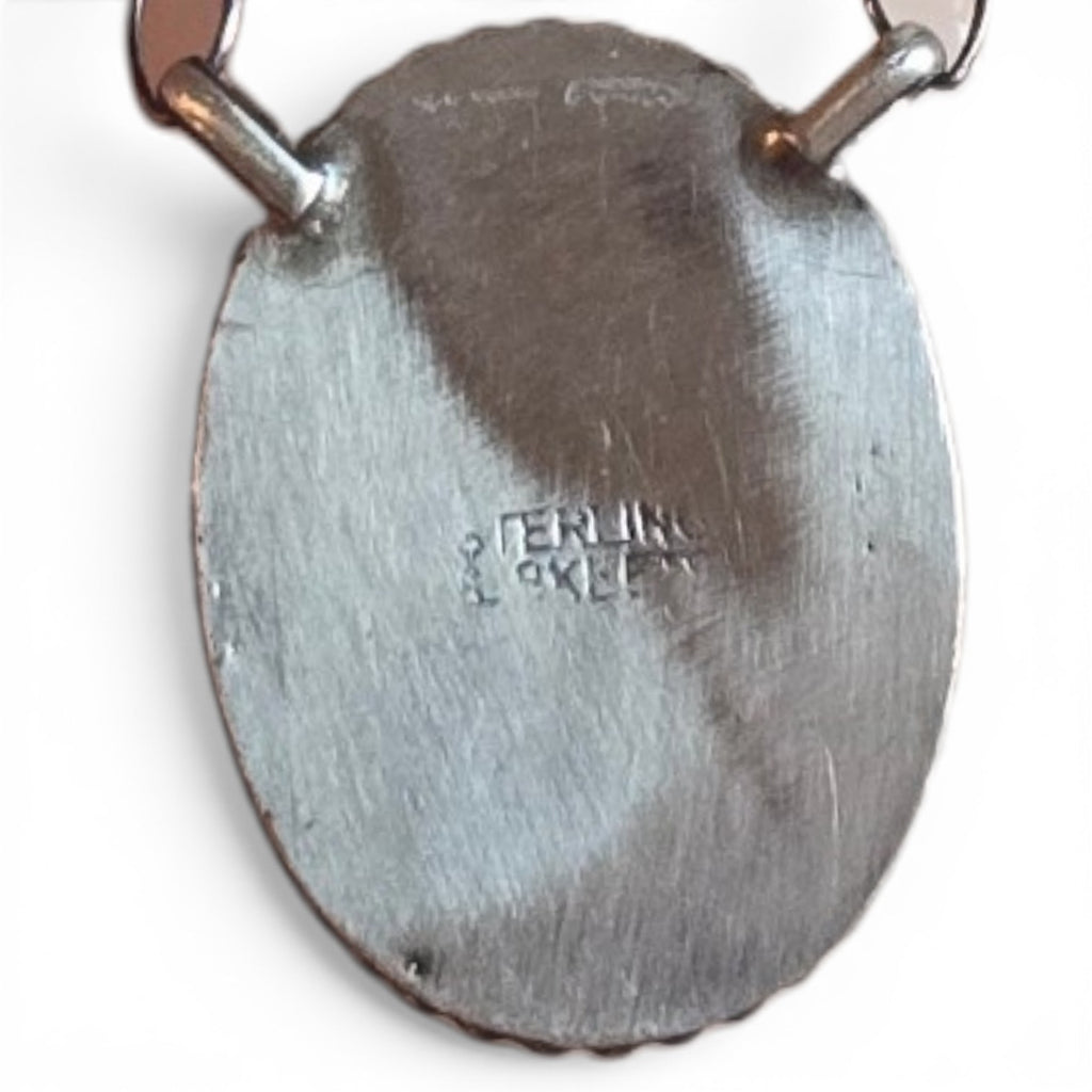 Native Made Royston Turquoise & Sterling Necklace