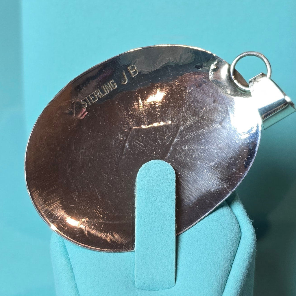 Jolene Begay Sterling & Turquoise Pendant