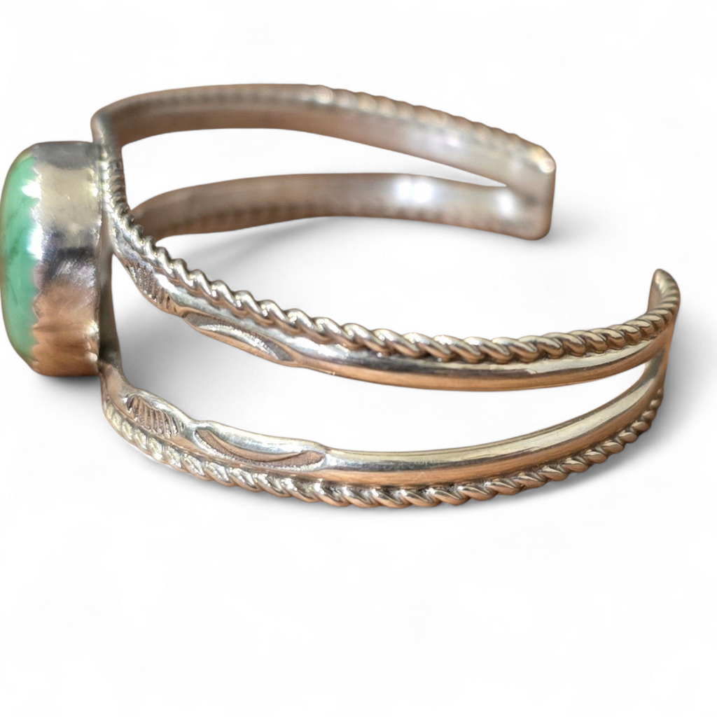 Herbert Tsosie Sierra Bella Turquoise & Sterling Cuff