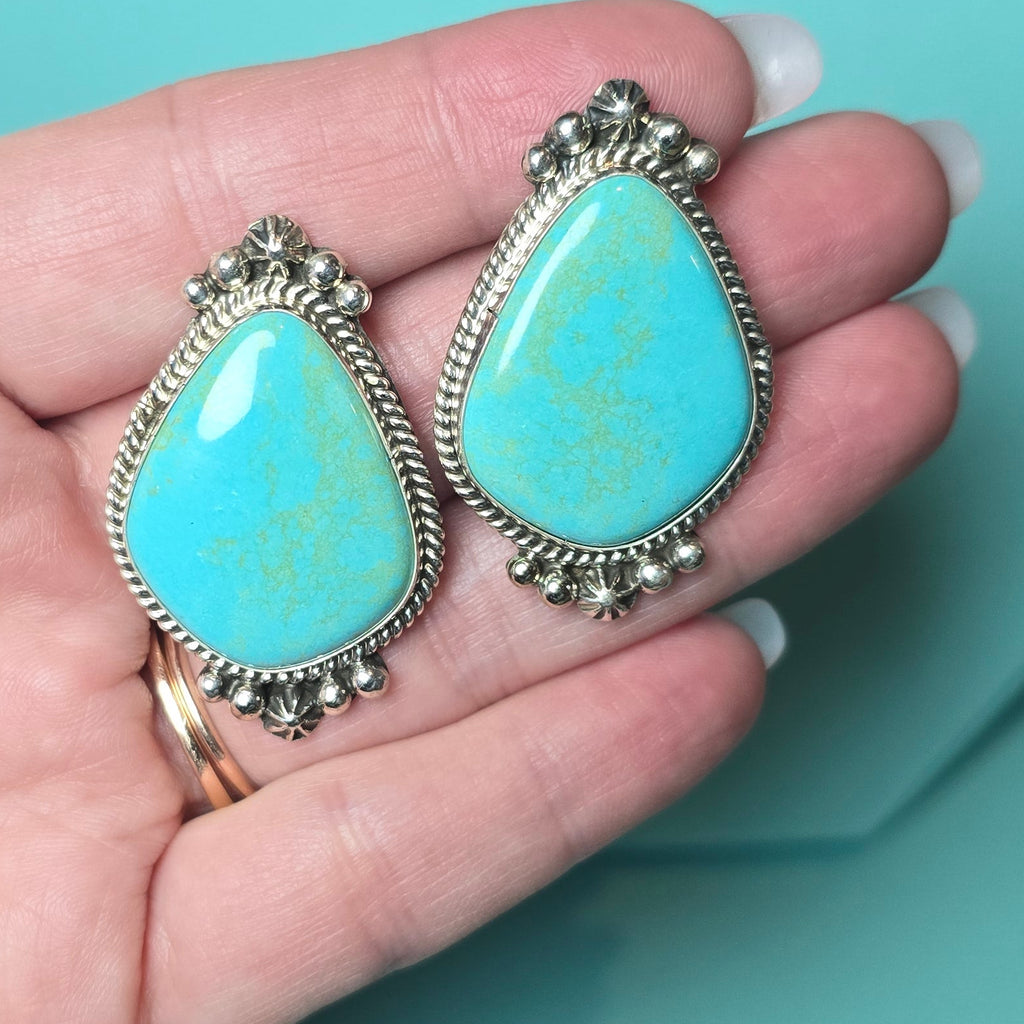 Carol Wylie Tyrone Turquoise Earrings