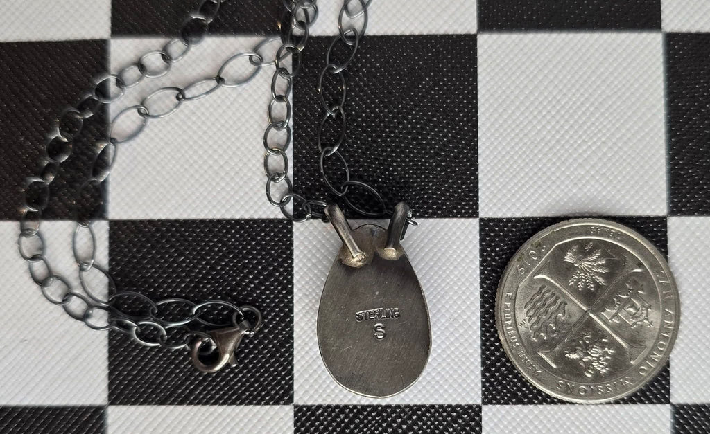 Golden Hills and Sterling Necklace