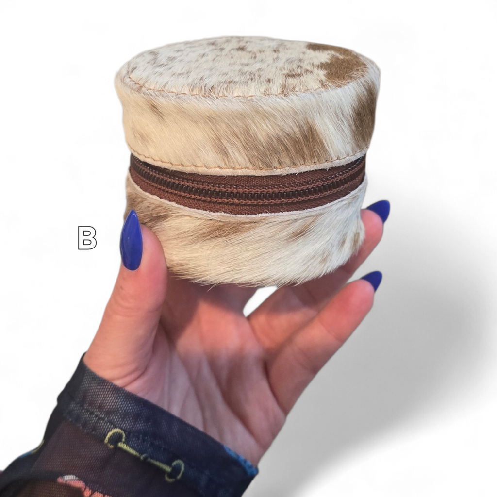 Mini Leather & Hide Jewelry Boxes