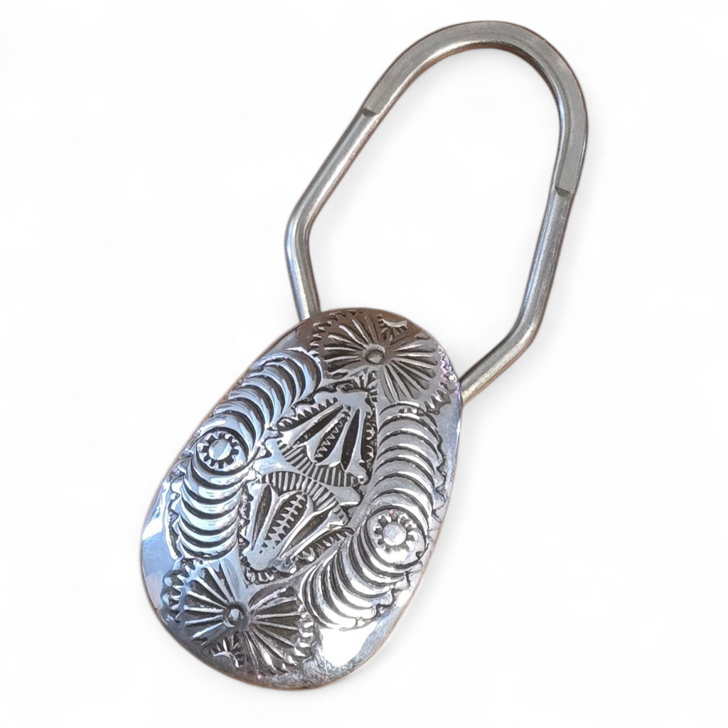 Shirley Skeets Sterling Key Ring