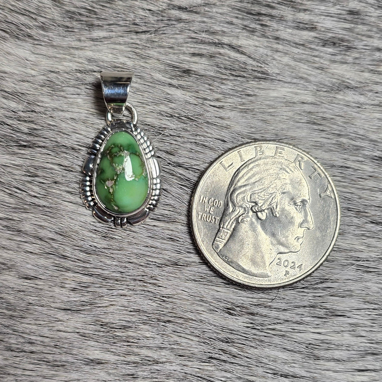 Ty Francisco Sonoran Gold & Sterling Pendant