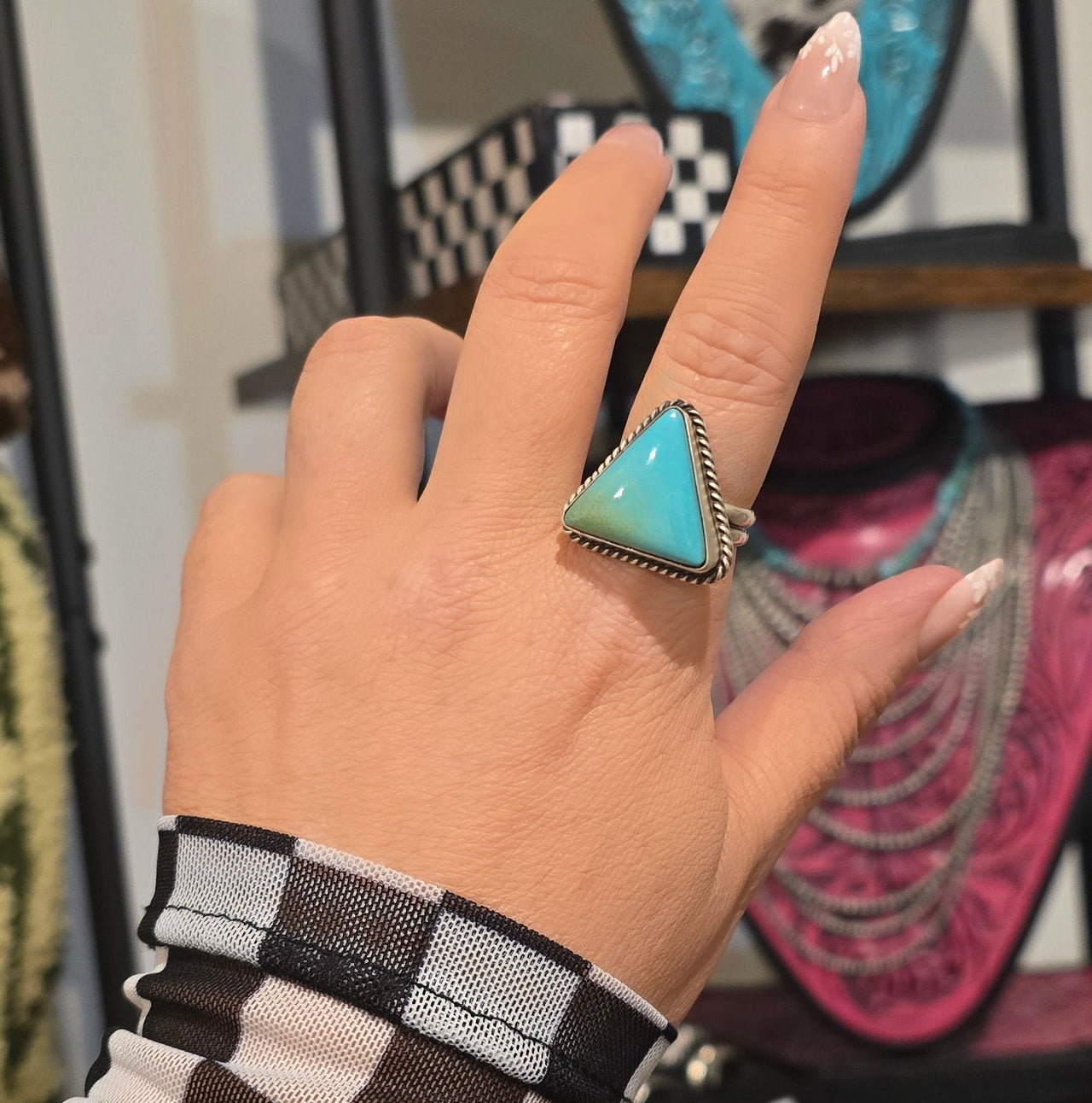 Kingman Turquoise & Sterling Ring