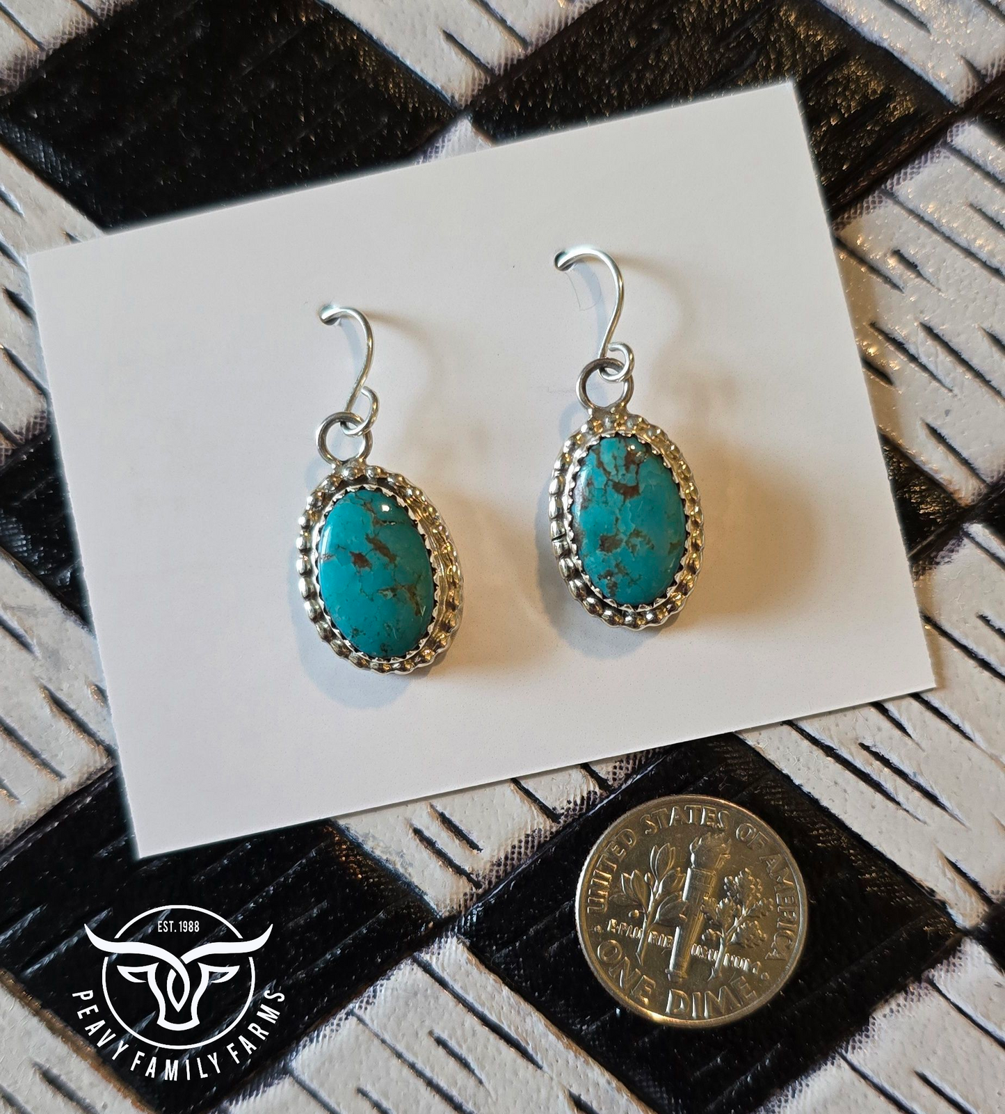 Turquoise and Sterling Earrings