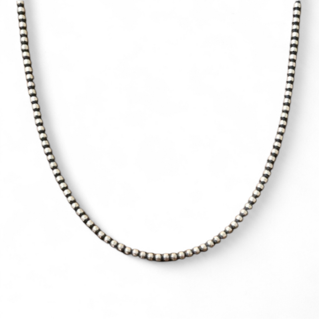 3mm Sterling Pearl Necklace (Various Lengths)