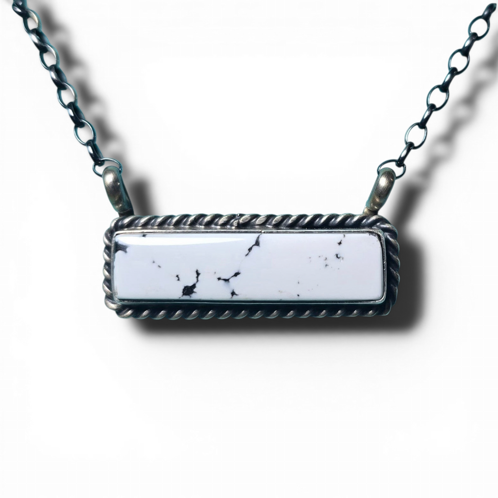 Augustine Largo White Buffalo Bar Necklace (wholesale cost)