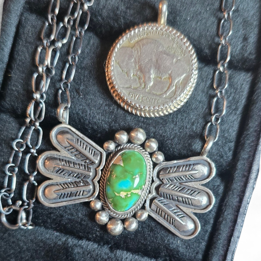 Native Made Sonoran Gold & Sterling Necklace