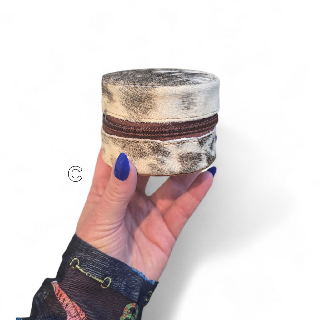 Mini Leather & Hide Jewelry Boxes