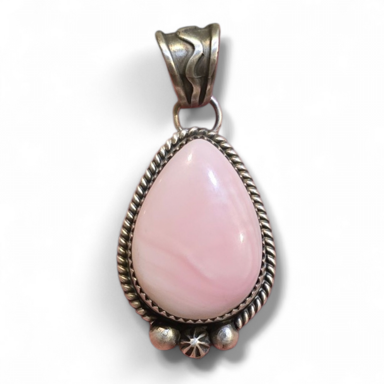 Jimson Belin Pink Conch & Sterling Pendant