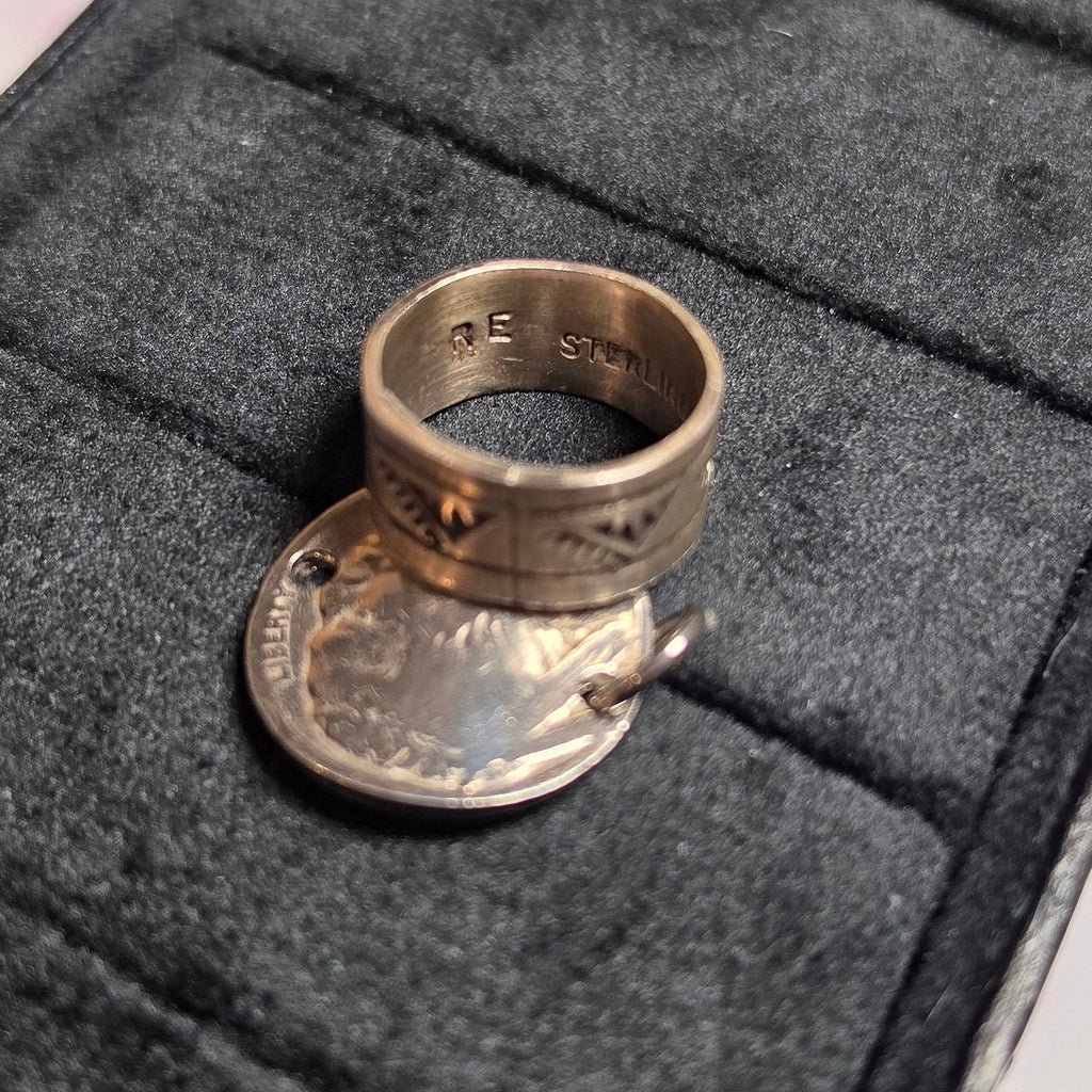 Native Made Sterling Band Size 6