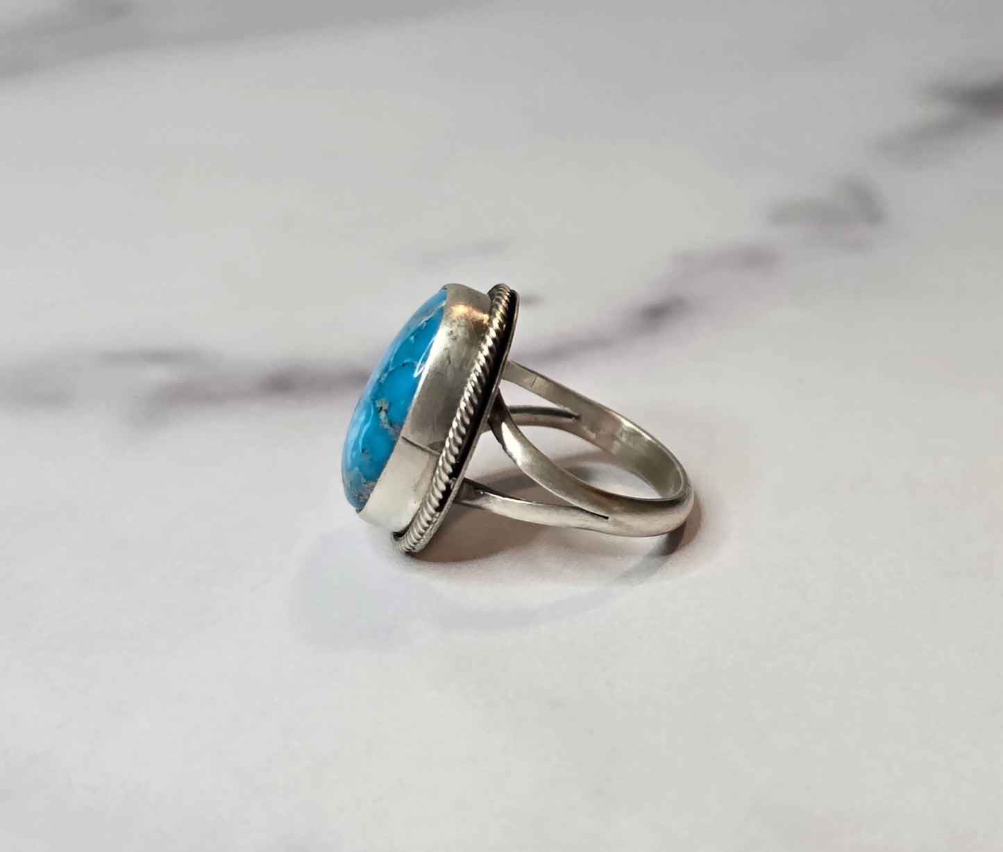 Kingman Turquoise and Sterling Size 6.5 *Includes a FREE Gift With Purchase