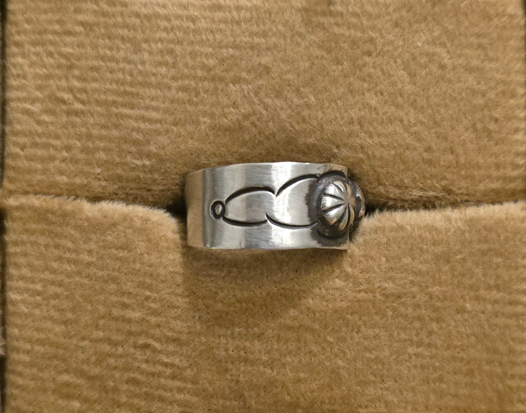 Clayton Chez Tsosie Sterling Concho Ring