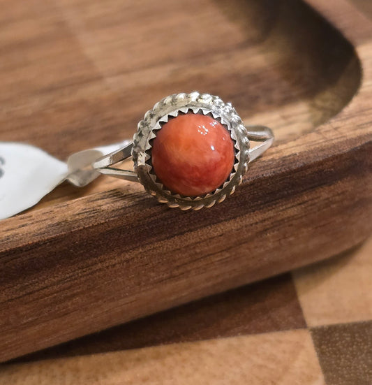 Spiny and Sterling Ring Size 6.5