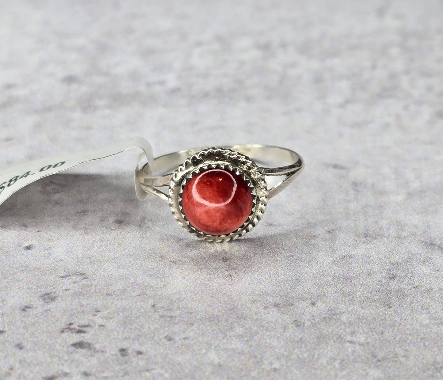 Spiny and Sterling Ring Size 8