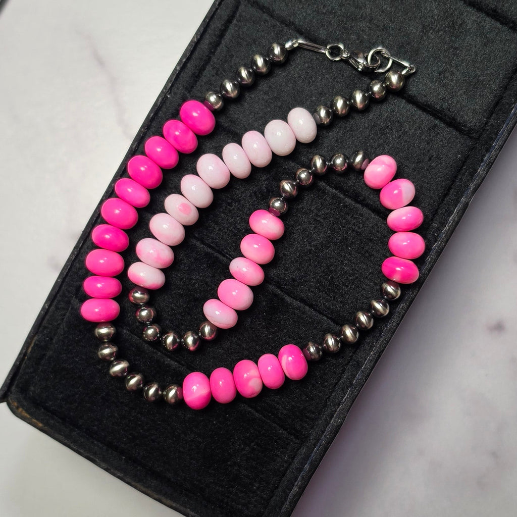 The Pink Ombre Candy Necklace