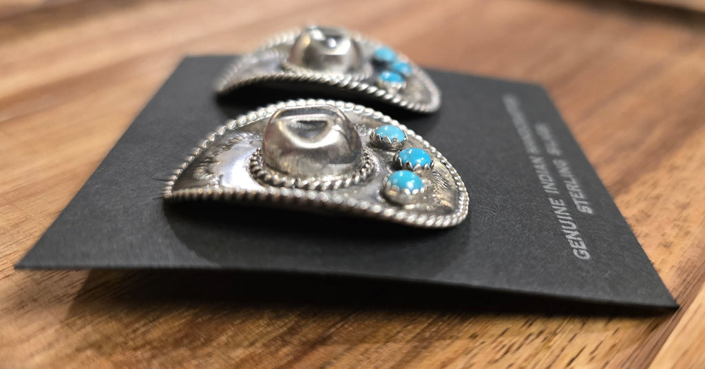 Kingman Turquoise & Sterling Cowboy Hat