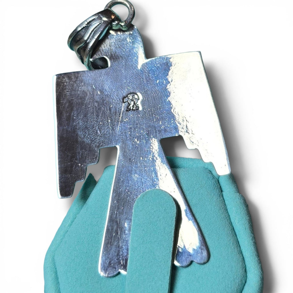Native Made Sterling & Turquoise Pendant