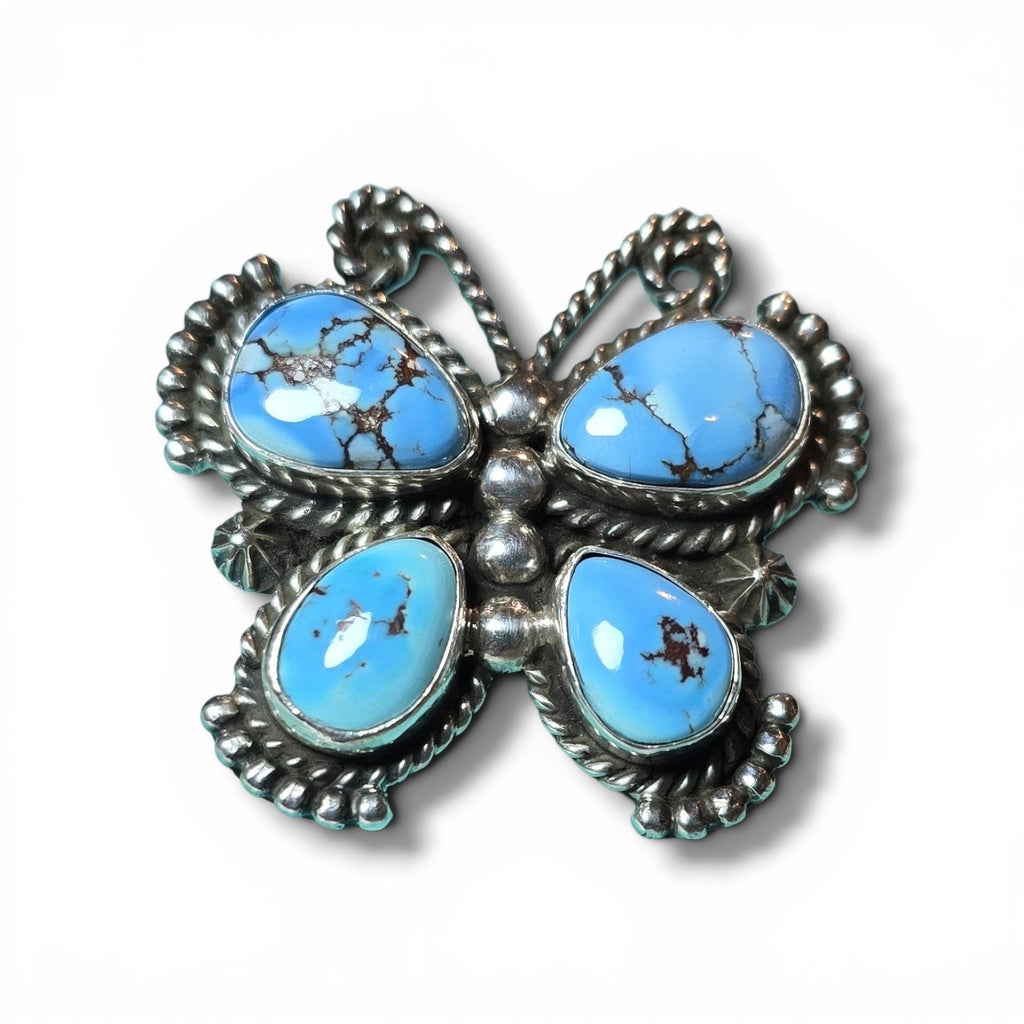 Golden Hills & Sterling Butterfly Ring Size 8