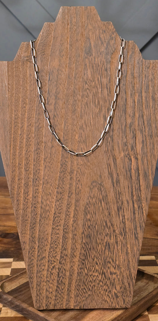 Sterling Link Chain 16 Inches
