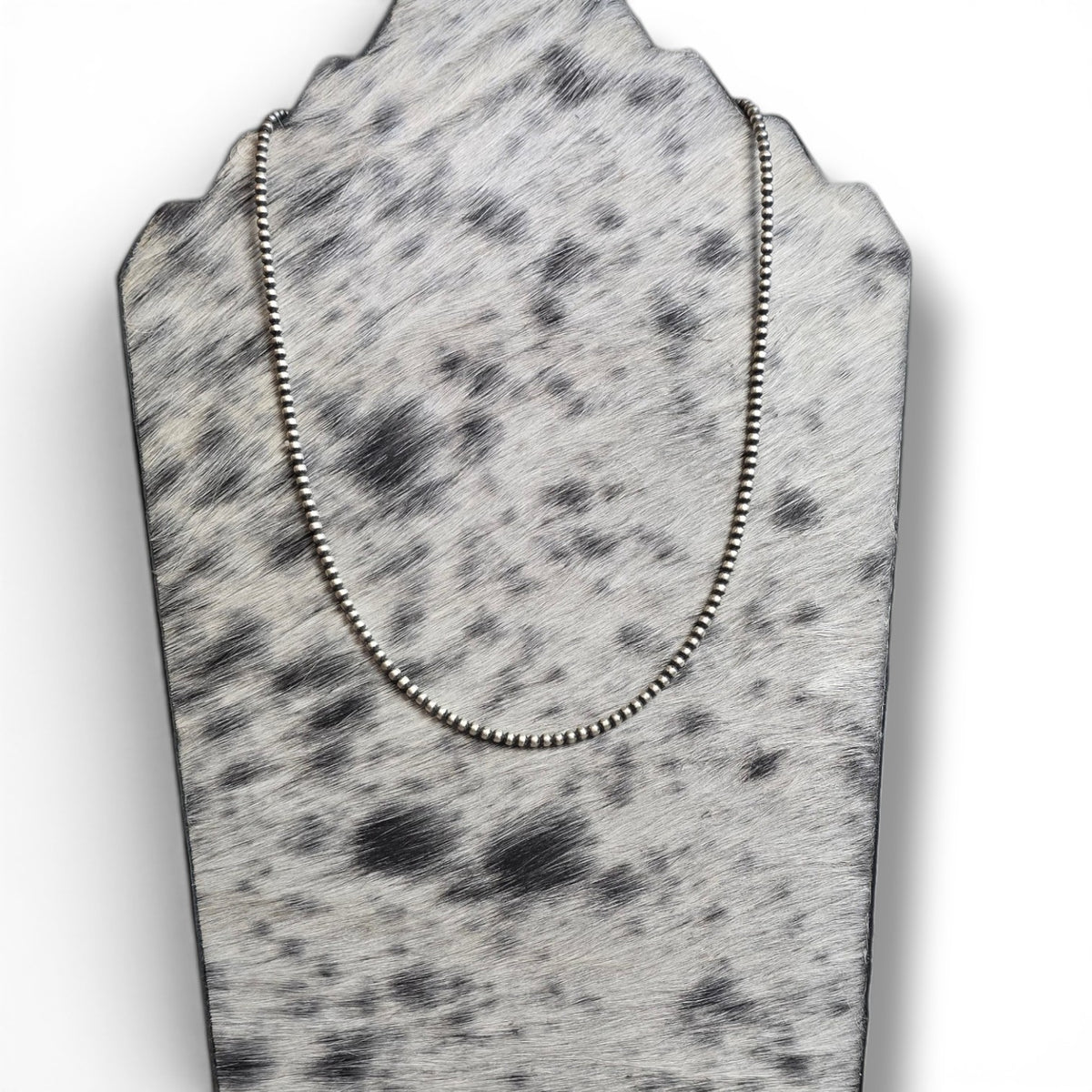 3mm Sterling Pearl Necklace 20 inches