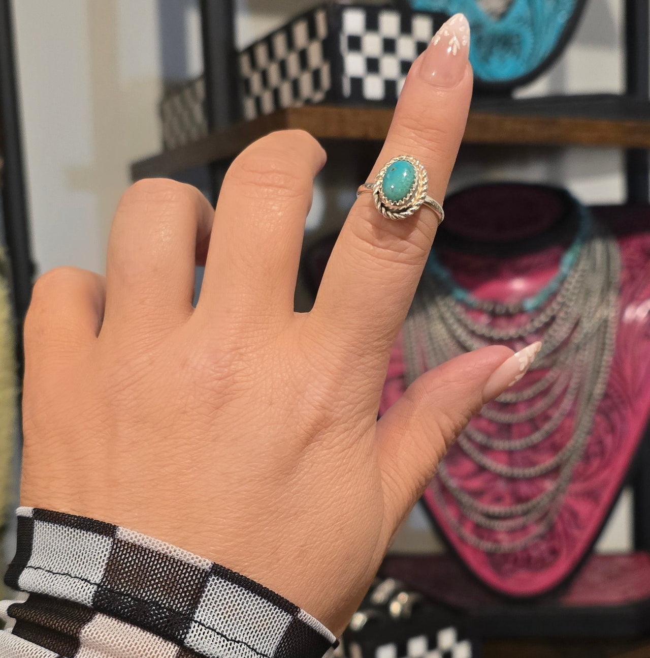 Turquoise & Sterling Ring